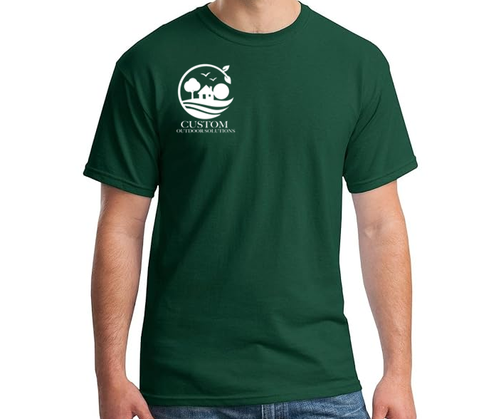 CustomOutdoorSolutions Company Shirt Dark Green