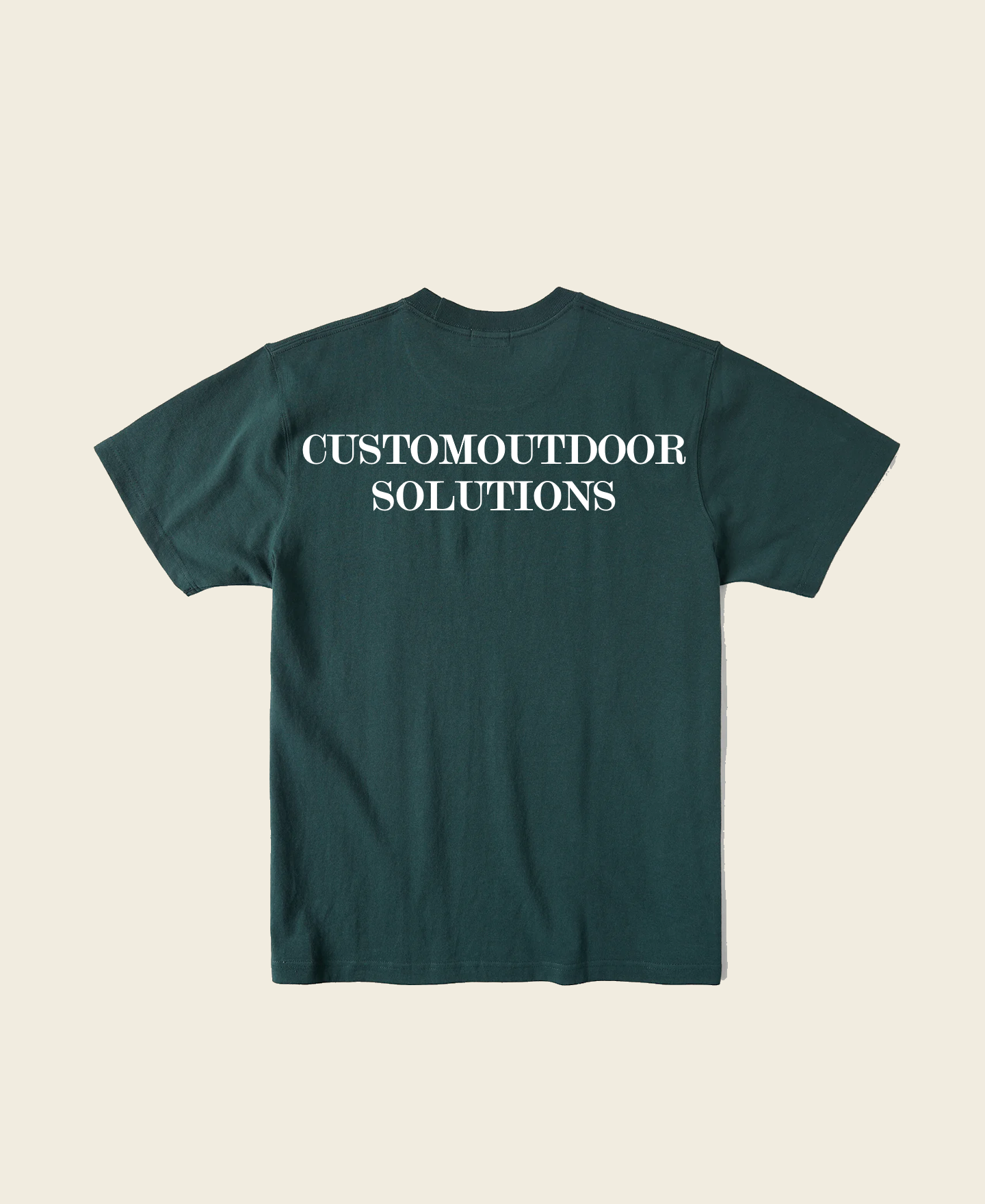 CustomOutdoorSolutions Company Shirt Dark Green