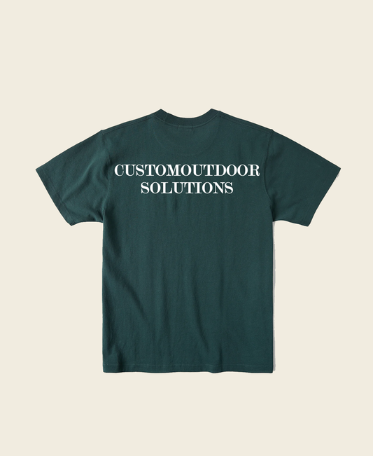 CustomOutdoorSolutions Company Shirt Dark Green